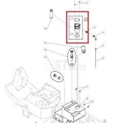 EGHOLM Park Ranger 2150 hidraulinio bako filtras E04003010