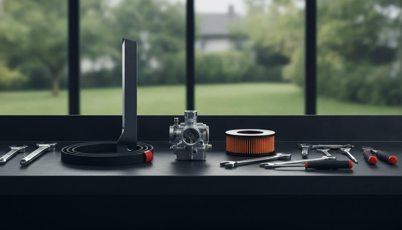 Atsarginės dalys sodo technikai: 2026 m. kainos ir asortimentas